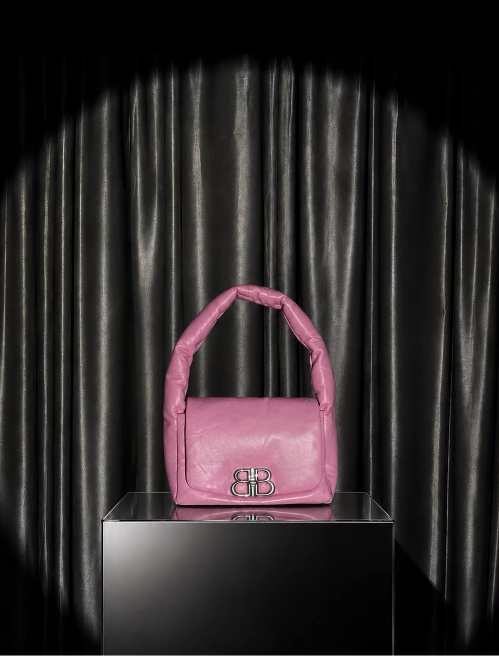 Balenciaga Monaco Padded Leather Shoulder Bag